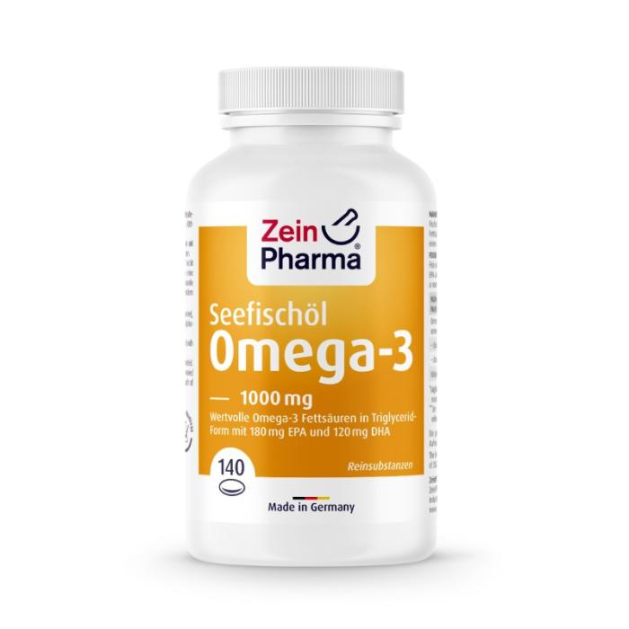 ZEINPHARMA Seefischöl Omega-3 1000 mg kapsulės N140