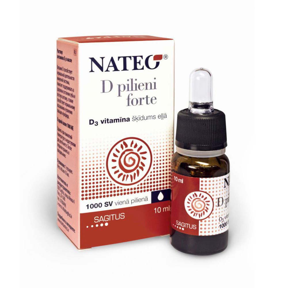 NATEO D Forte 1000 SV lašai 10 ml
