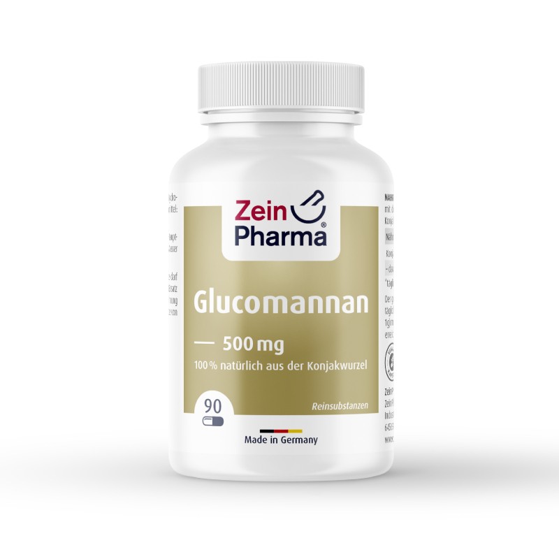 ZEINPHARMA Glucomannan 500 mg kapsulės N90