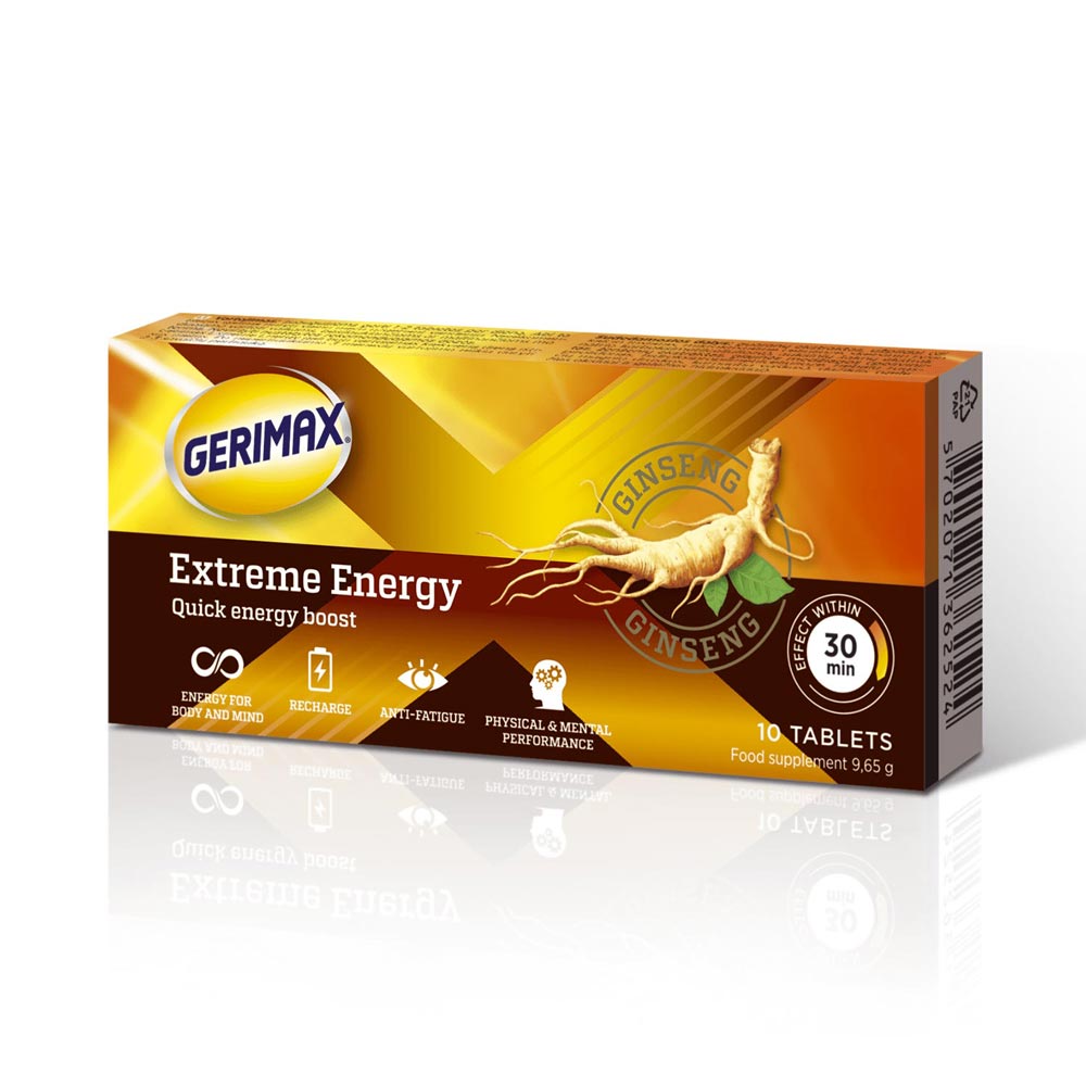 GERIMAX Extreme Energy tabletės N10