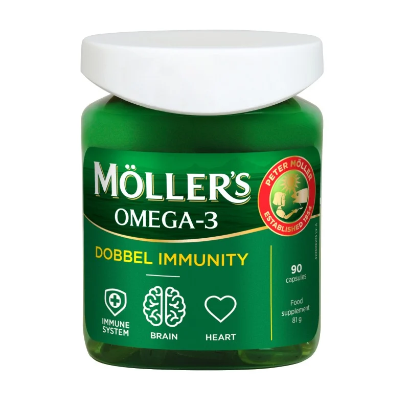 MOLLERS Dobbel Immunity kapsulės N100