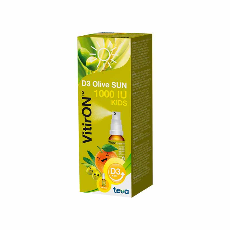 VITIRON D3 Olive Sun 1000 IU purškalas 10 ml