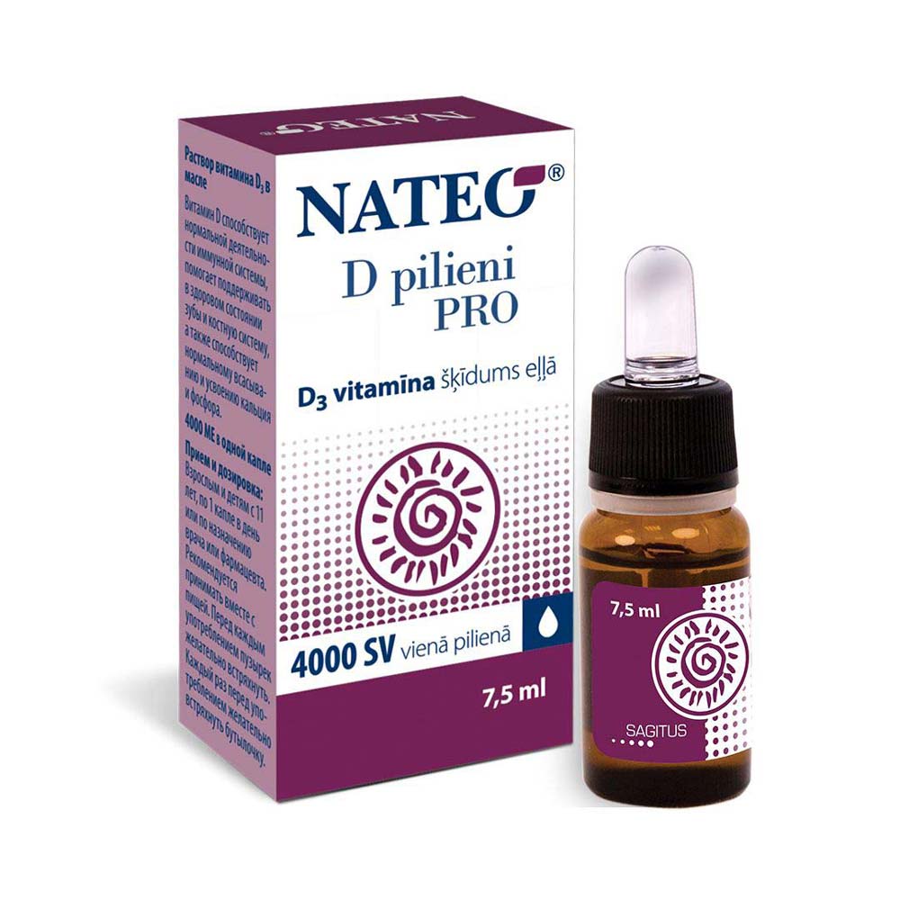NATEO D Pro 4000 SV lašai 7.5 ml