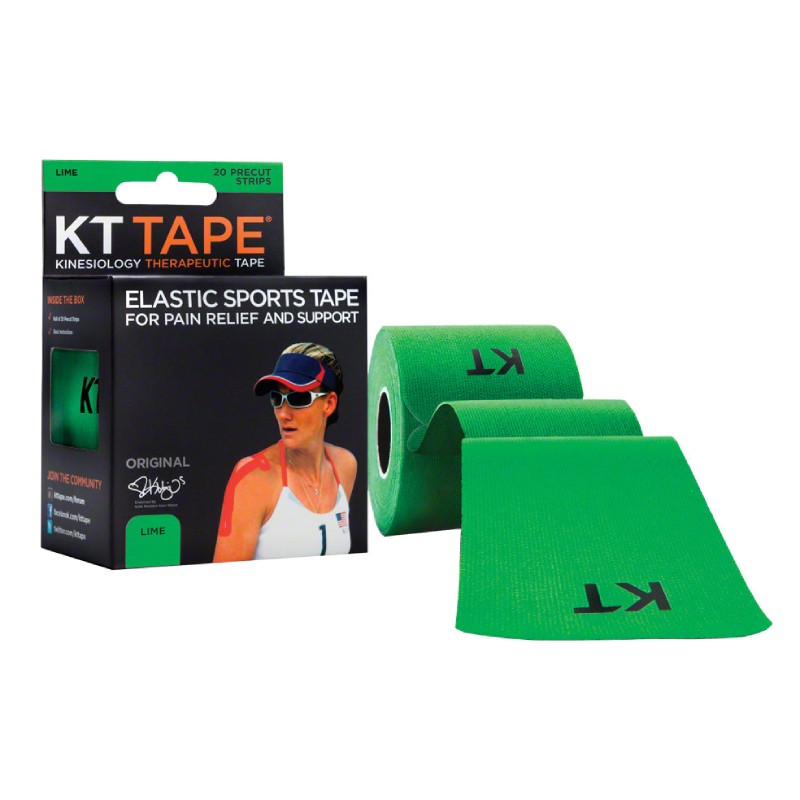 KT TAPE Original žalia juosta 5m, 20 juostelių