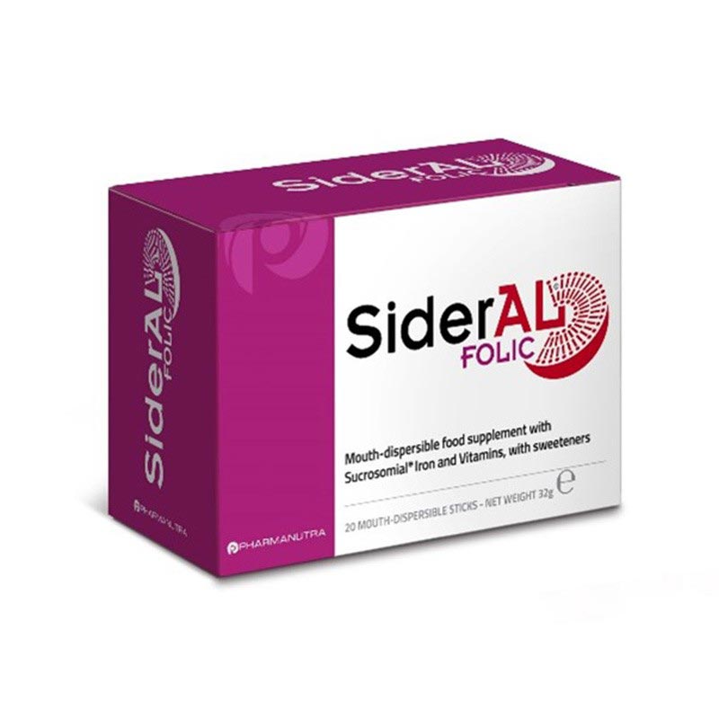 SIDERAL Folic pakeliai N20