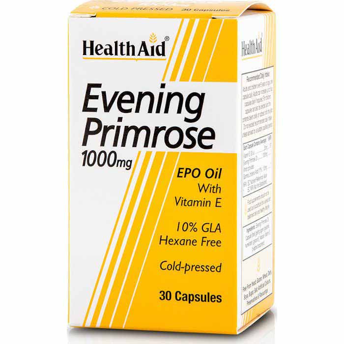 HealthAid Evening Primrose Oil 1000mg kapsulės N30