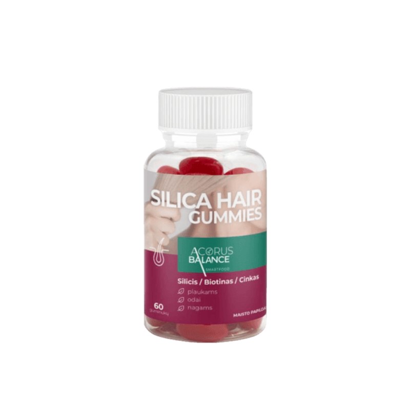 ACORUS BALANCE Silica Hair marmeladinės pastilės N60