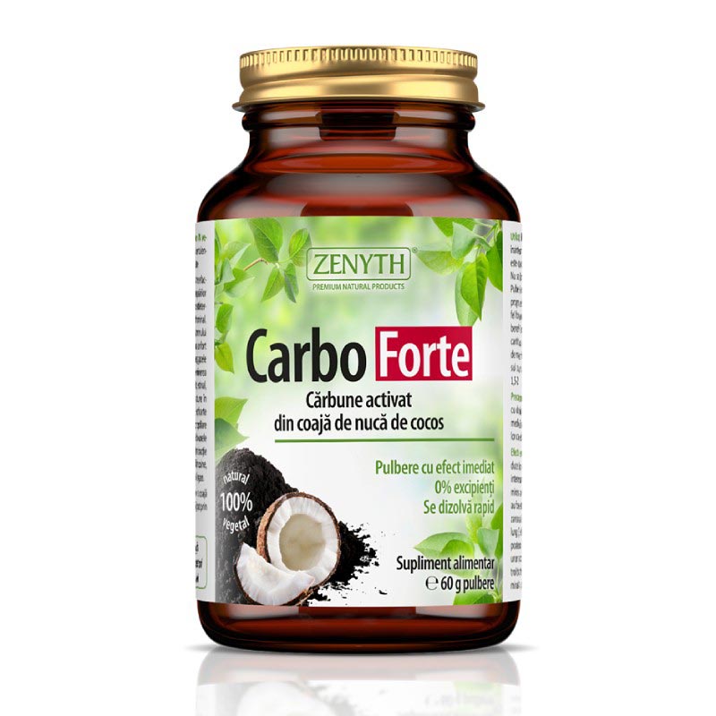 ZENYTH Carbo Forte Aktyvuotos anglies milteliai 60 g