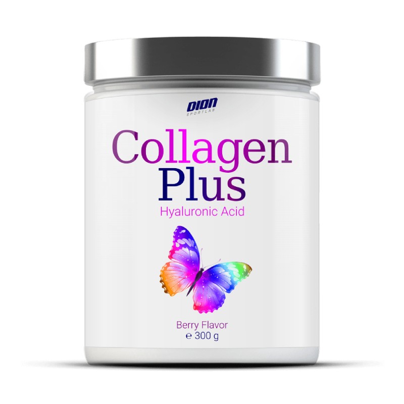 DION SPORTLAB Collagen Plus milteliai su uogų skoniu 300 g