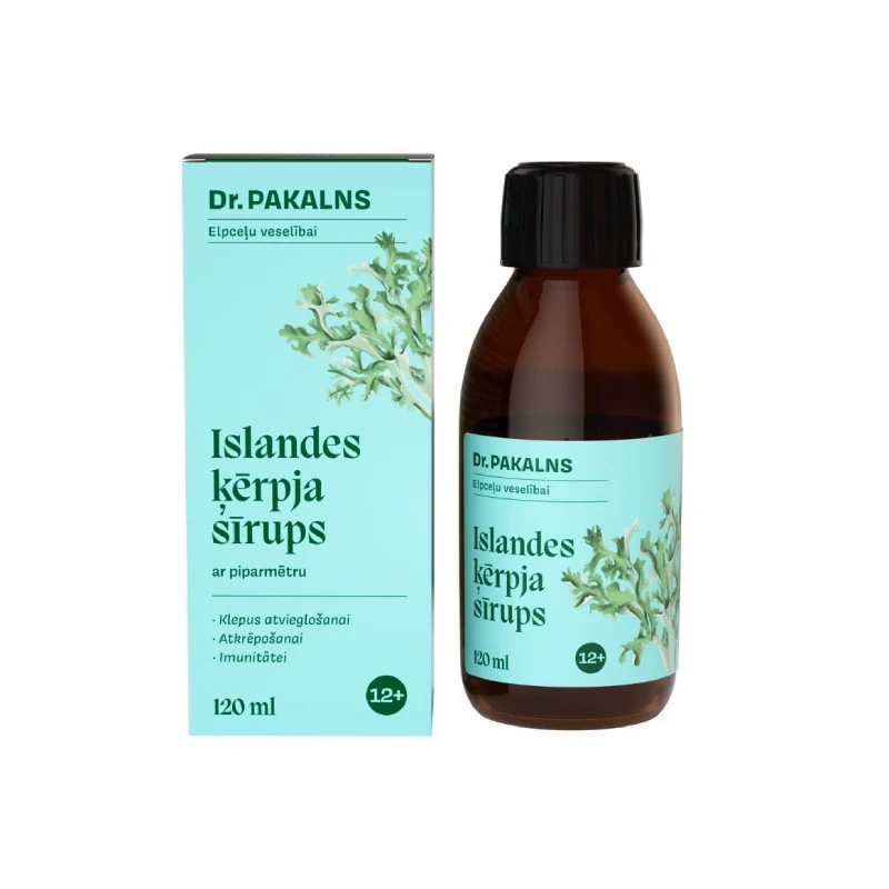 DR. PAKALNS Islandijos samanų sirupas 120 ml