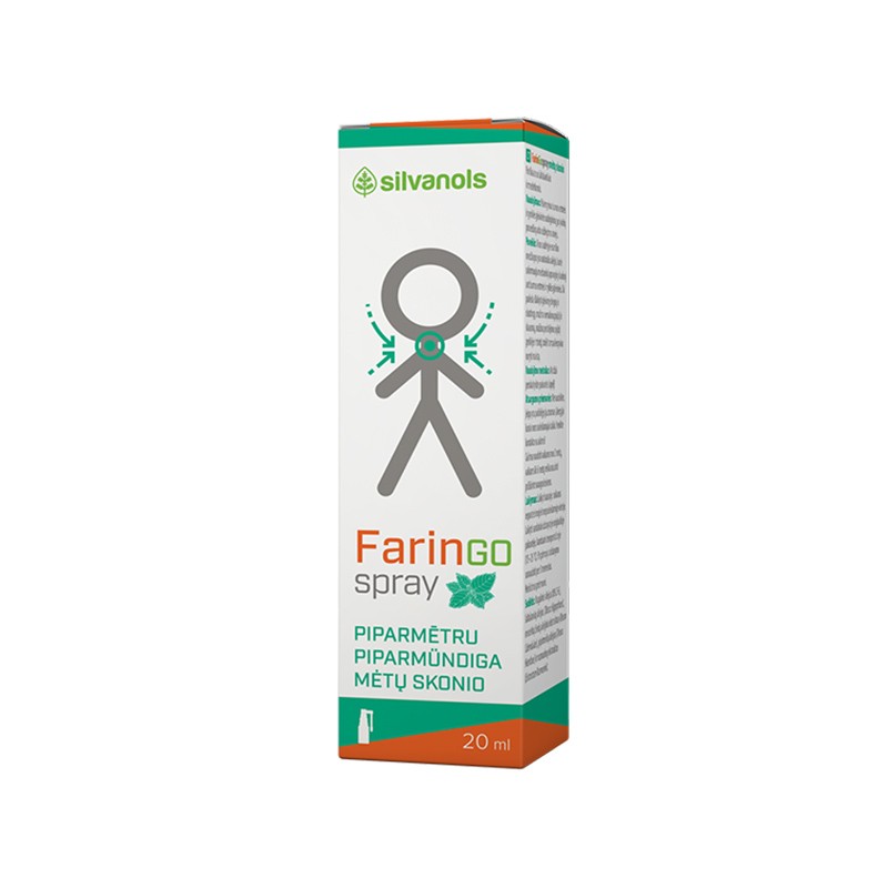 FARINGOSPRAY Mėtų purškalas 20 ml