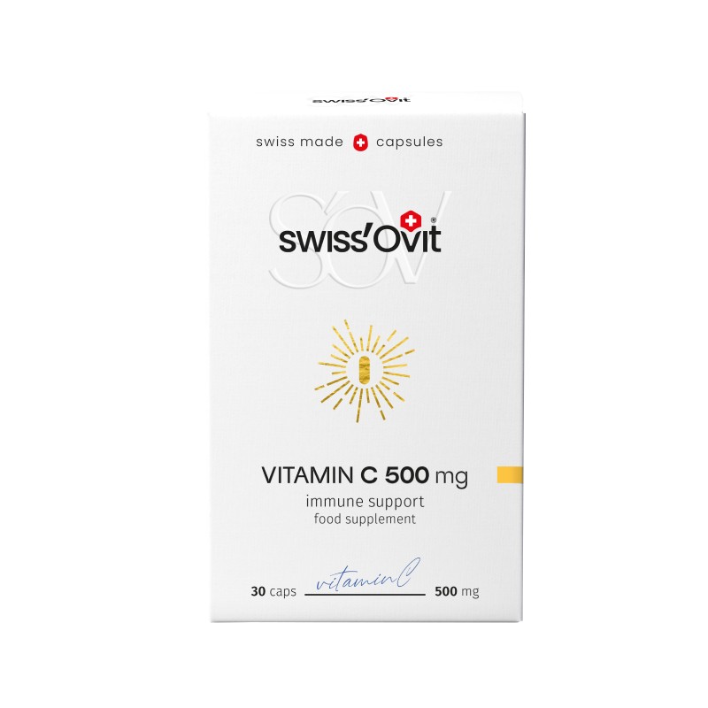 SWISS OVIT Vitaminas C 500 mg kapsulės N30