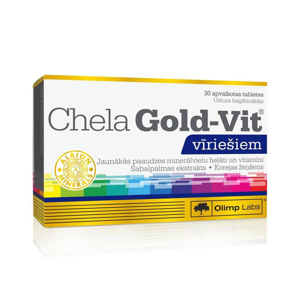 OLIMP LABS Chela Gold-Vit vyrams tabletės N30