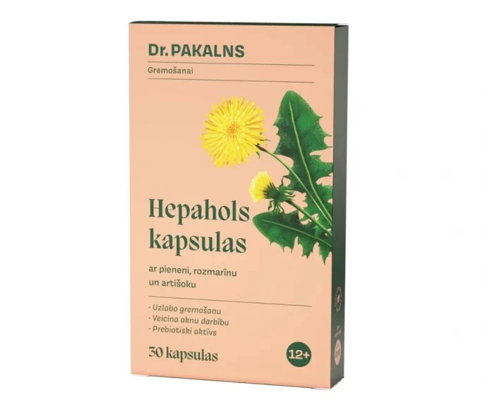 DR. PAKALNS Hepahols kapsulės N30