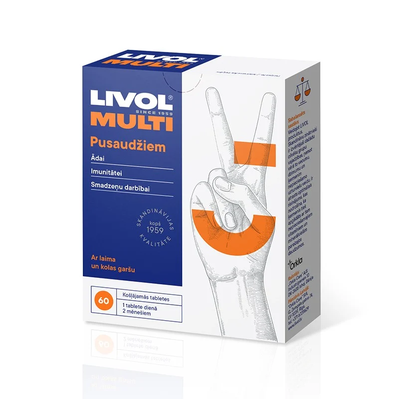 Livol Multi paaugliams N60 tabletės