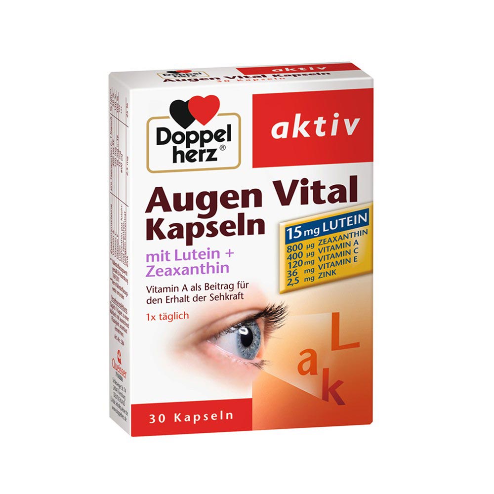 DOPPELHERZ Aktiv Augen Vital kapsulės N30