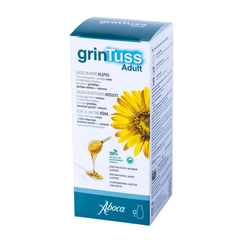 GRINTUSS sirupas suaugusiems 180 g