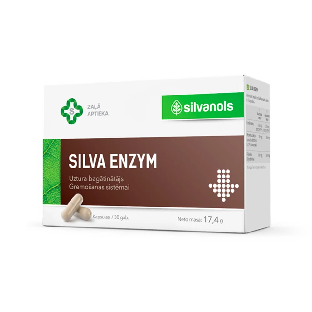 SILVA ENZYM kapsulės N30