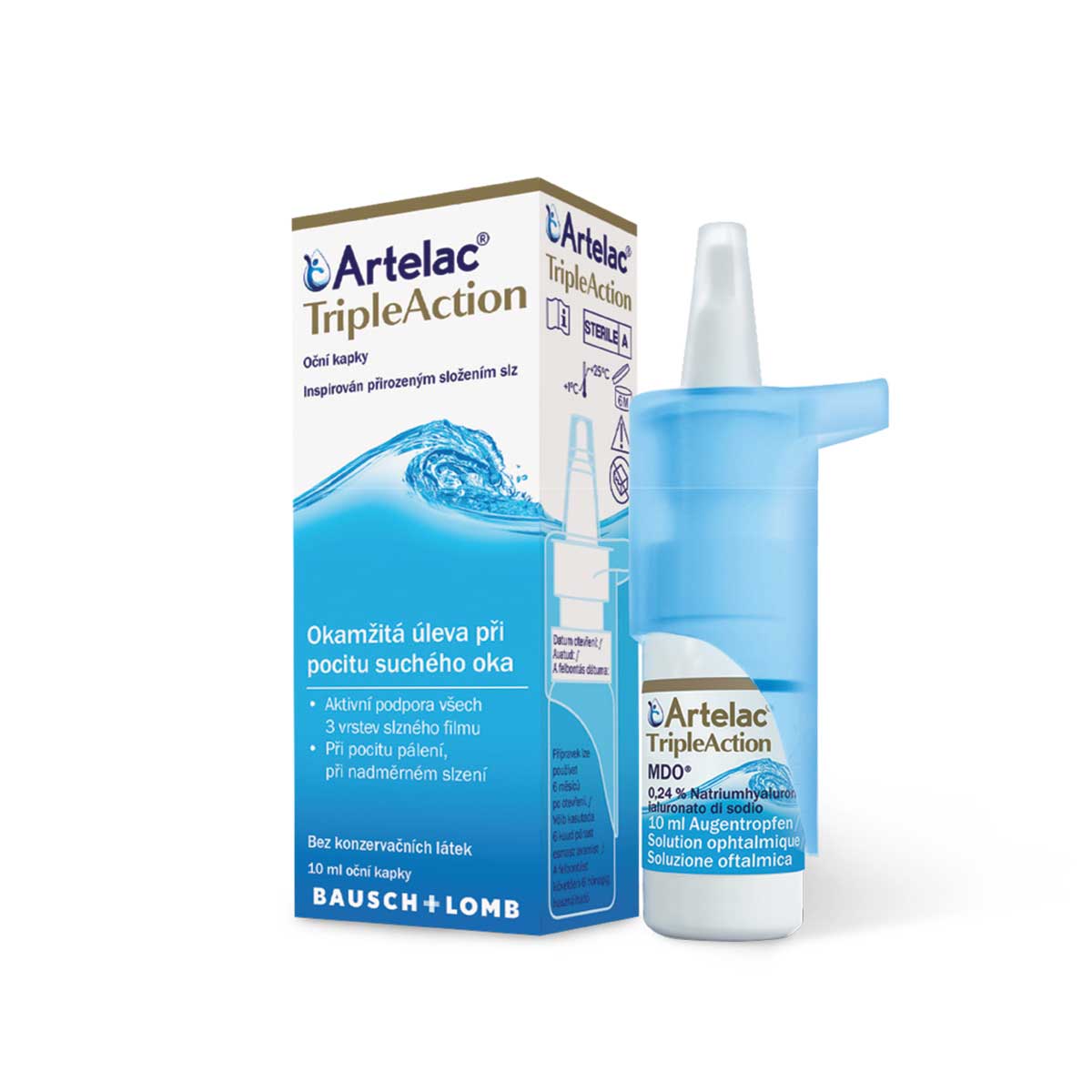 ARTELAC Triple Action akių lašai 10 ml