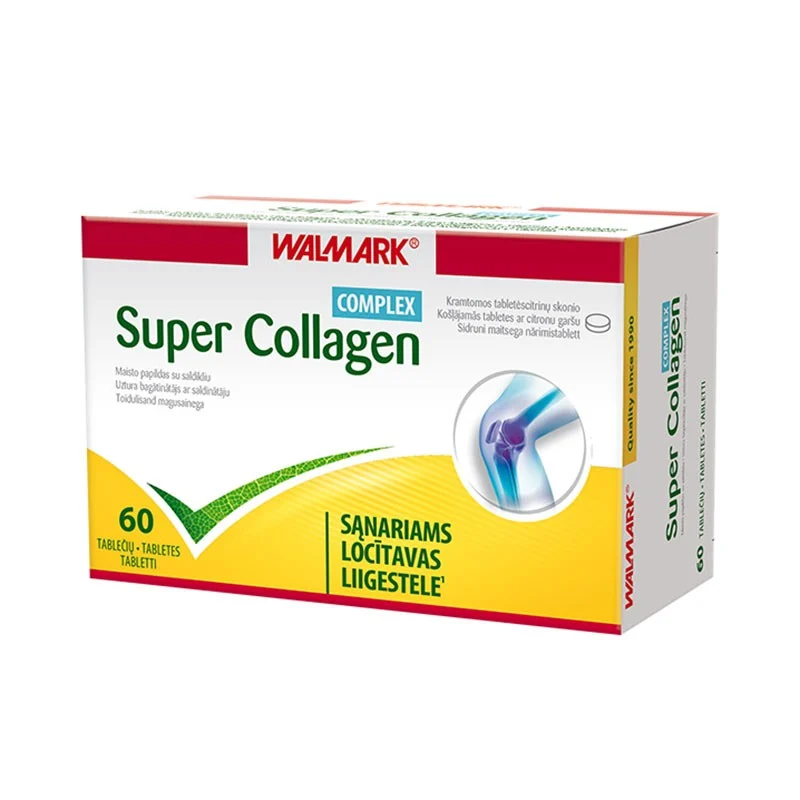 WALMARK Super Collagen Complex kramtomosios tabletės N60