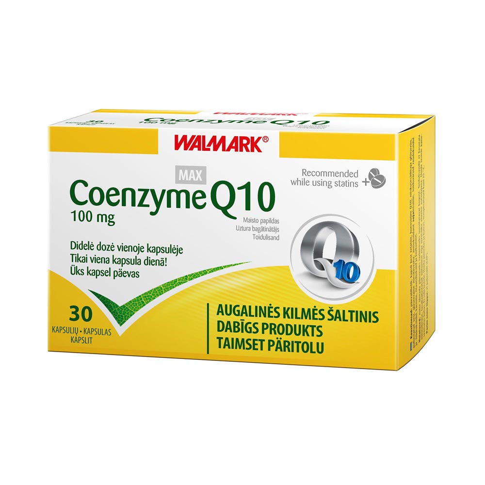 WALMARK Coenzyme Q10 Max 100 mg capsules N30