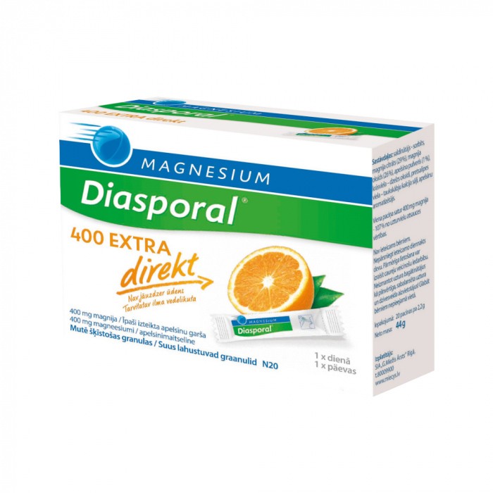 MAGNESIUM Diasporal 400 Extra Direkt maišų N20