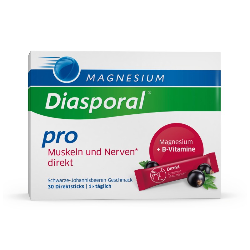 MAGNESIUM DIASPORAL Pro raumenims ir nervams granulės N30