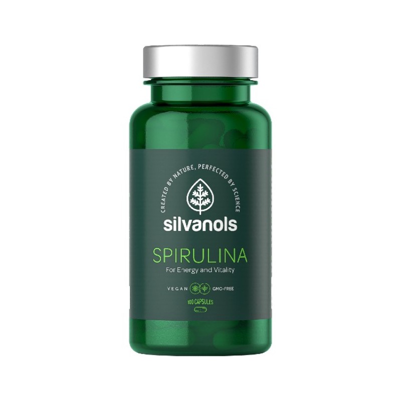 SILVANOLS Spirulina kapsulės N100