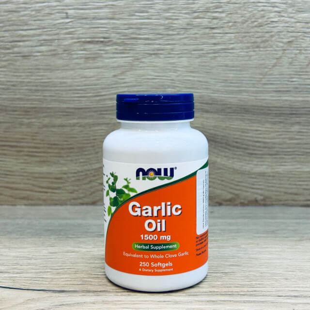 Now Foods Garlic Oil - 250 kaps.