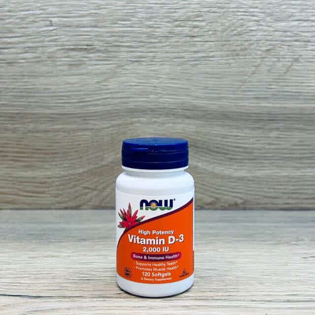 Now Foods Vitamin D-3 2000 IU - 120 kaps.