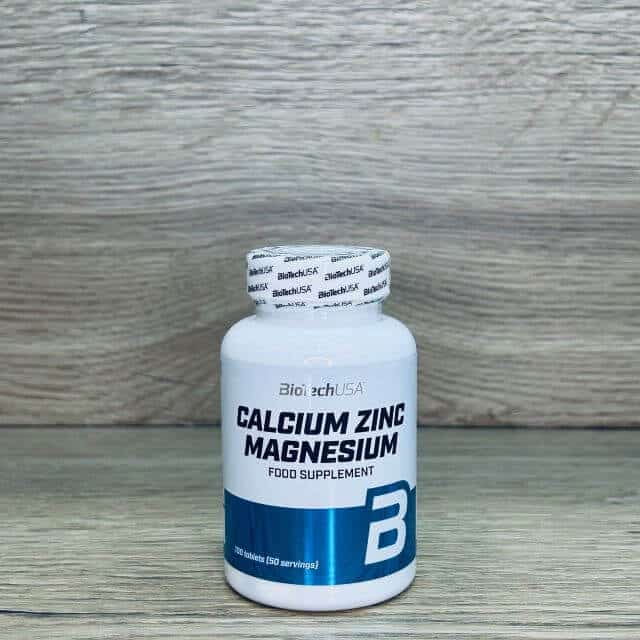 Biotech Calcium Zinc Magnesium - 100 tabl. (atnaujinta sudėtis)