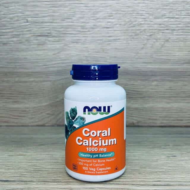 Now Foods Coral Calcium 1000mg - 100 veg. kaps.