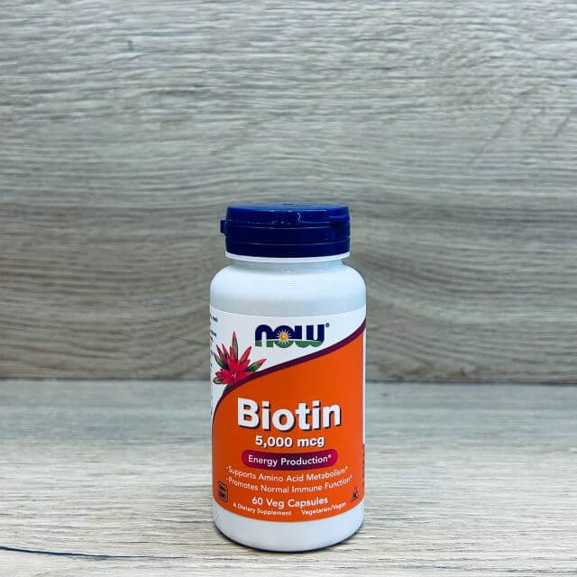 Now Foods Biotin 5000mcg - 60 veg.kaps.