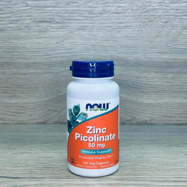 Now Foods Zinc Picolinate 50mg - 120 veg. kaps.