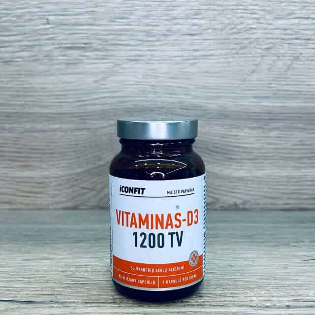 Iconfit Vitaminas-D3 1200 TV - 90 kaps.