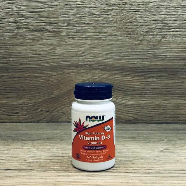 Now Foods Vitamin D-3 2000 IU - 240 kaps.