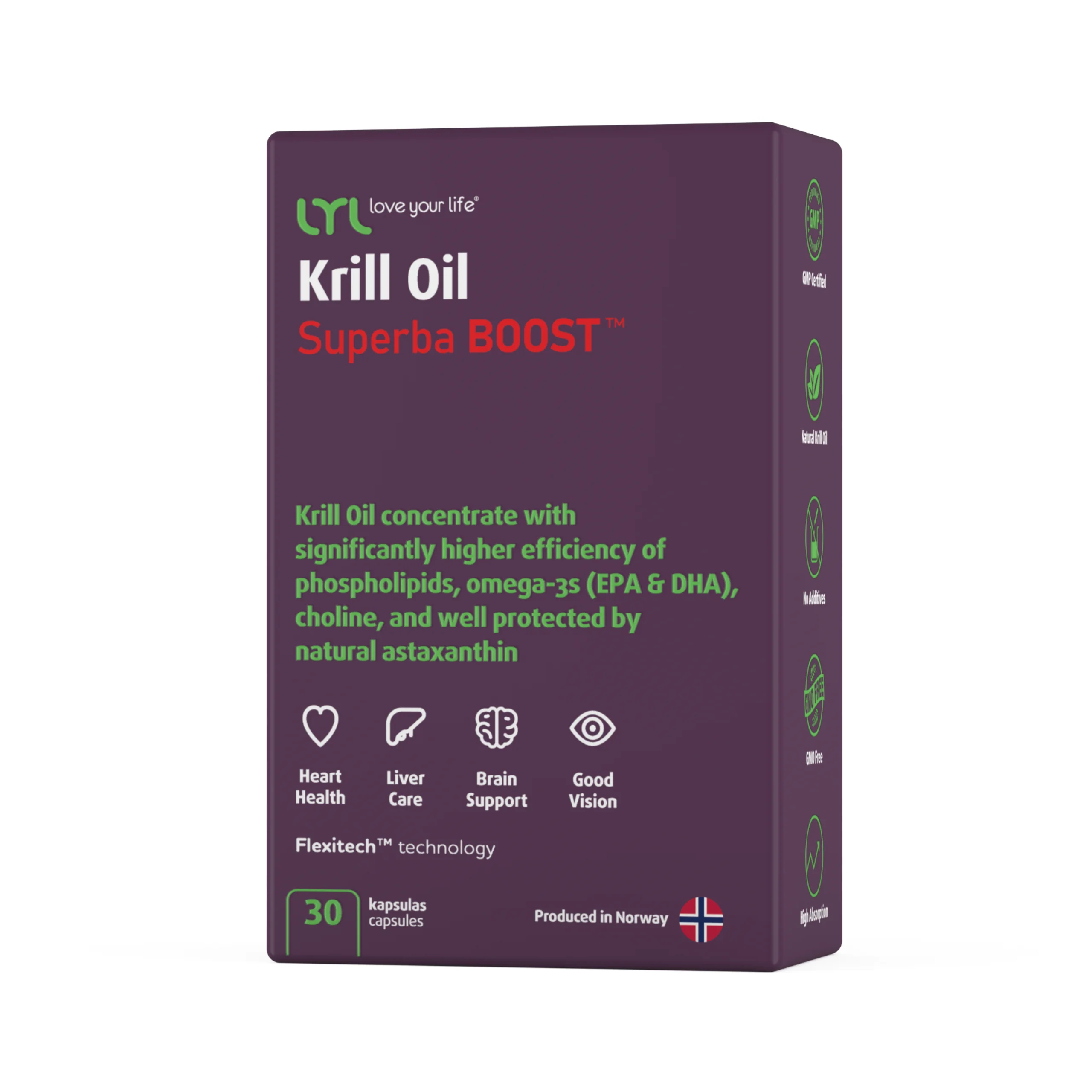 LYL Krill Oil Superba BOOST™ Omega-3 Koncentratas