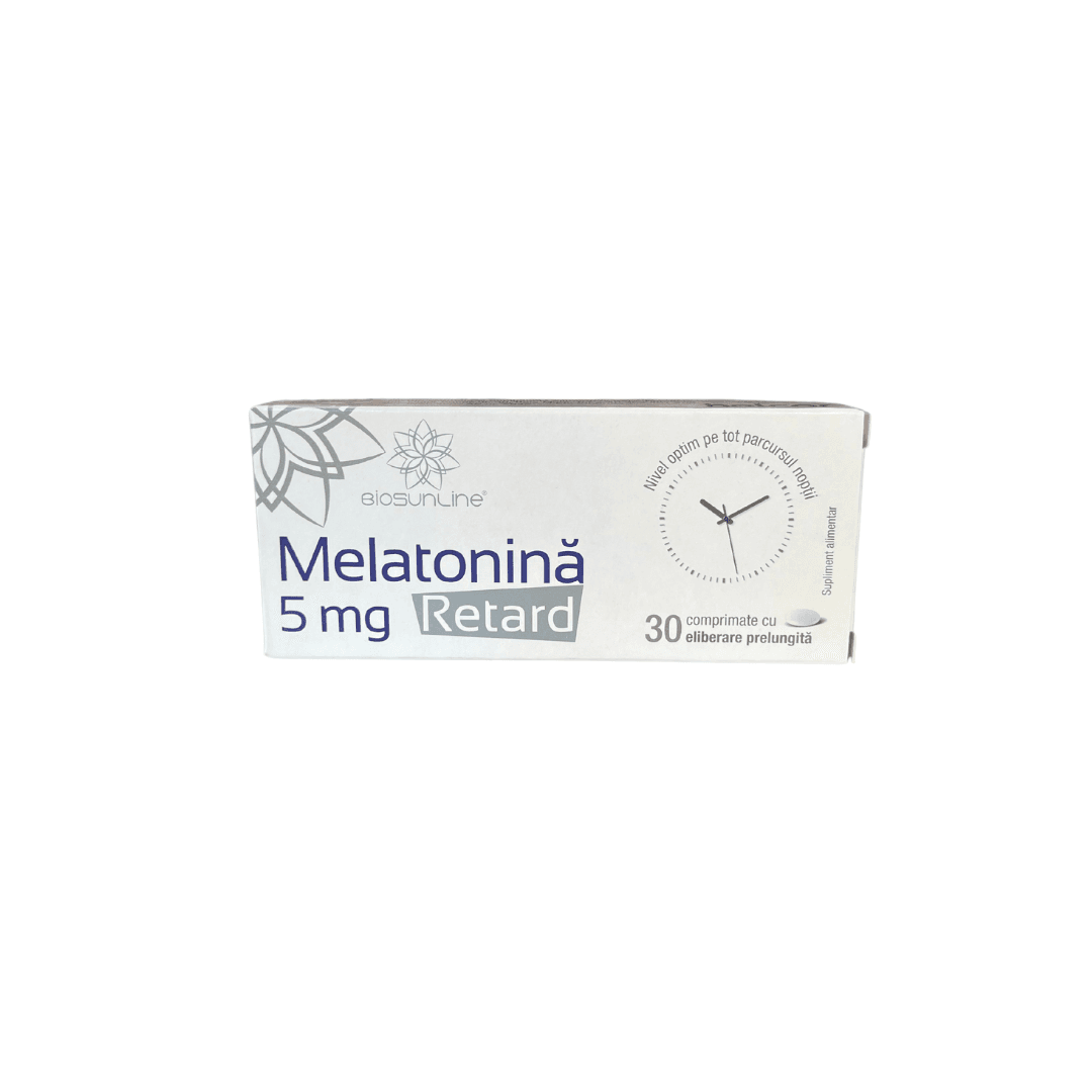 Melatoninas Retard 5 mg, 30 vnt.