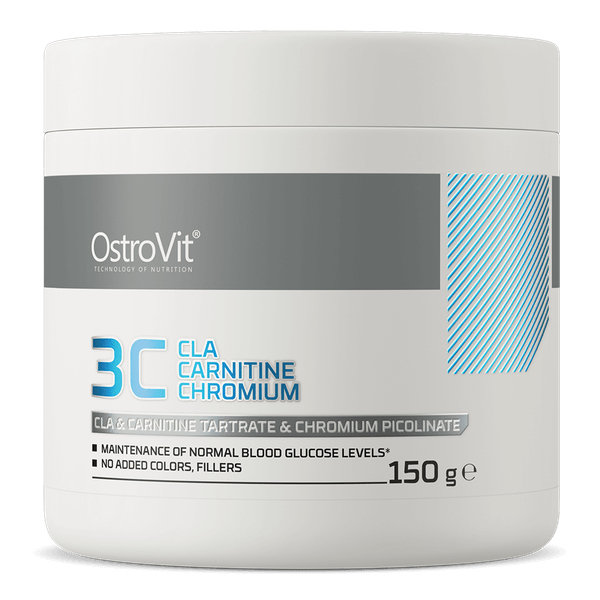 OSTROVIT 3C (CLA Carnitine Chromium) - 150g Aviečių limonadas su mėtomis