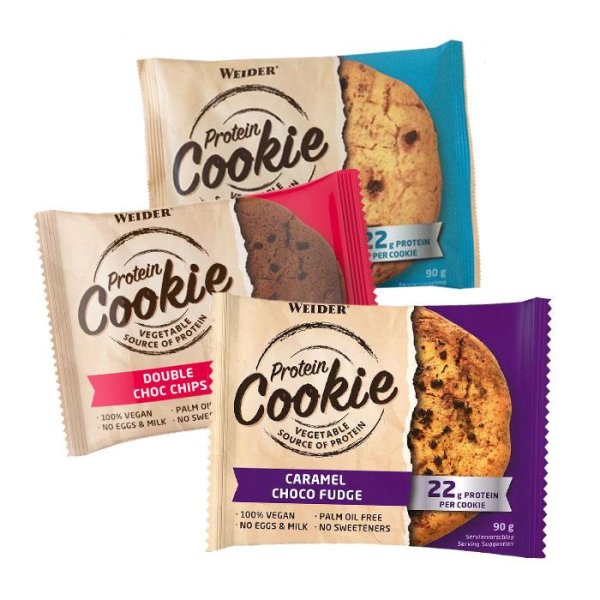 WEIDER Protein Cookie - 12 x 90g American Cookie Dough