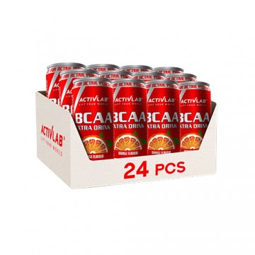 ACTIVLAB BCAA Xtra Drink - 24 x 330ml (dėžė) Apelsinai