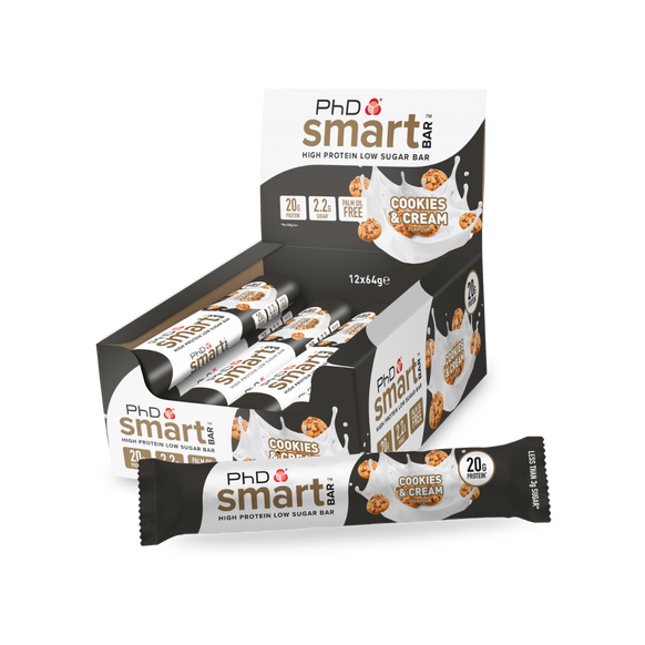 PhD Smart Bar - 12x64g Sūdytas šokoladinis pyragas