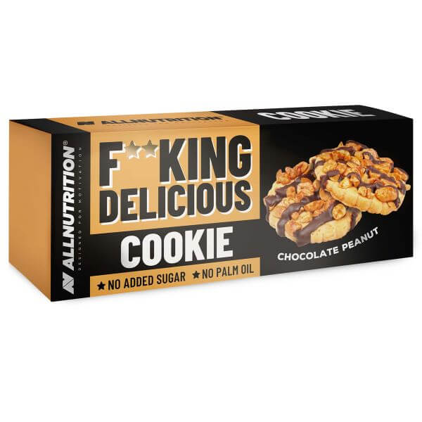 ALLNUTRITION F**king Delicious Cookie - 128-150 g Žemės riešutų kremas-aviečių želė 128g