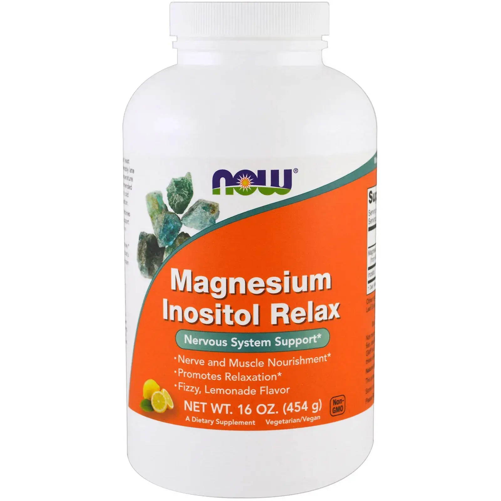 NOW Magnesium Inositol Relax Powder - 454g