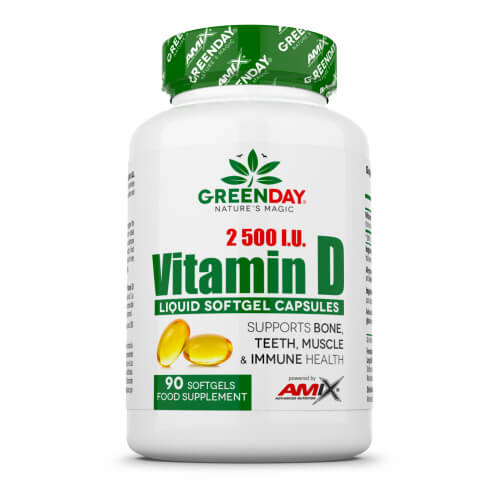 AMIX GreenDay Vitamin D3 2500 I.U. - 90 kaps.