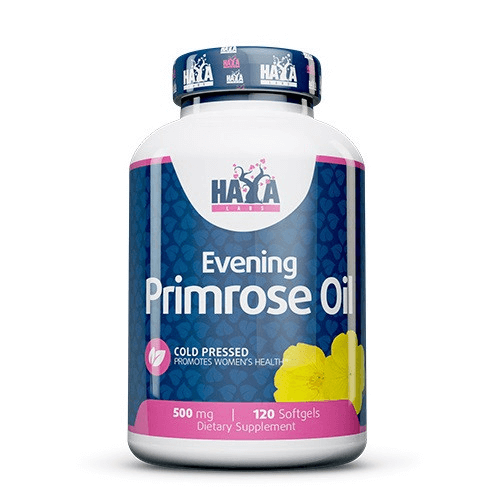 HAYA LABS Evening Primrose Oil (nakvišų aliejus) - 120 kaps.