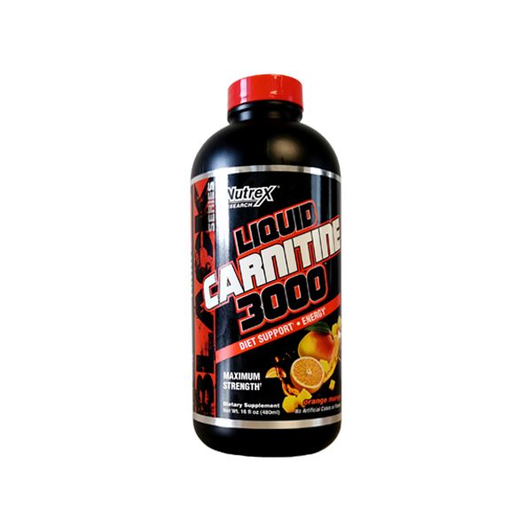 NUTREX Carnitine liquid 3000 - 480ml Žaliasis obuolys