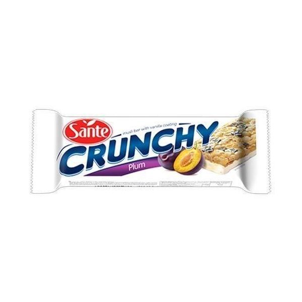 SANTE Crunchy - dėžutė 25x40g Slyva