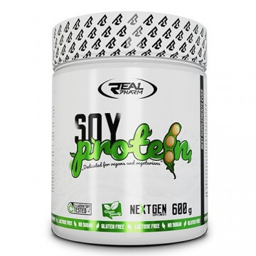 REAL PHARM Soy Protein - 600g Šokoladas