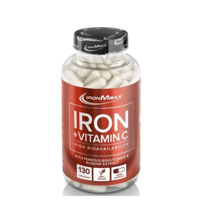 IronMaxx Iron+Vitamin C - 130 kaps.